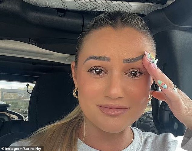 Social media star Karina Irby (pictured) shocked her fans on Friday by revealing the harrowing abuse she had received from male trolls, in the wake of the US election