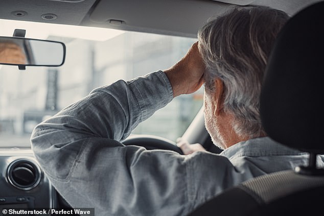 The latest research, conducted by UNSW in Sydney, has found that older drivers need to take extra driving lessons to improve their skills when they get behind the wheel (stock image)