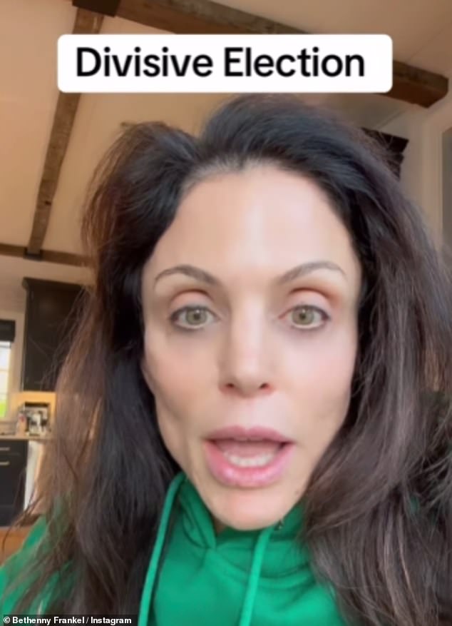 Bethenny Frankel slams Kamala Harris hobnobbing with celebrities after Donald