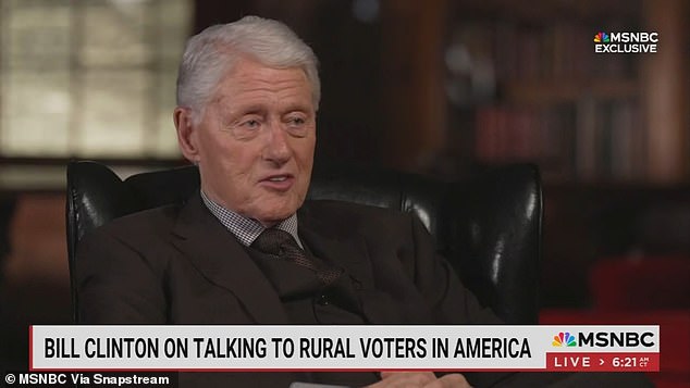 Bill Clinton's advice to Democrats is to 