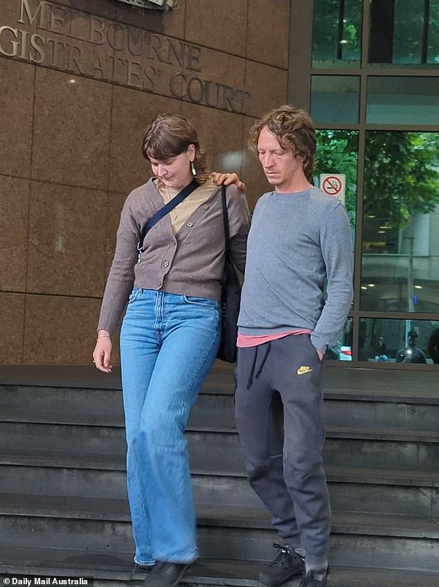 Family of Isla Bell leave Melbourne Magistrates' Court on Monday after Yaffe was granted bail