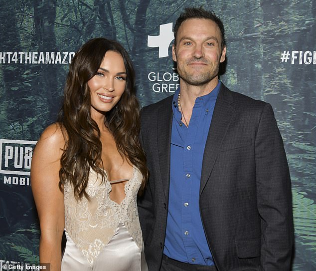 Brian Austin Green wishes Megan Fox well following her pregnancy announcement on Monday. (Pictured 2019)