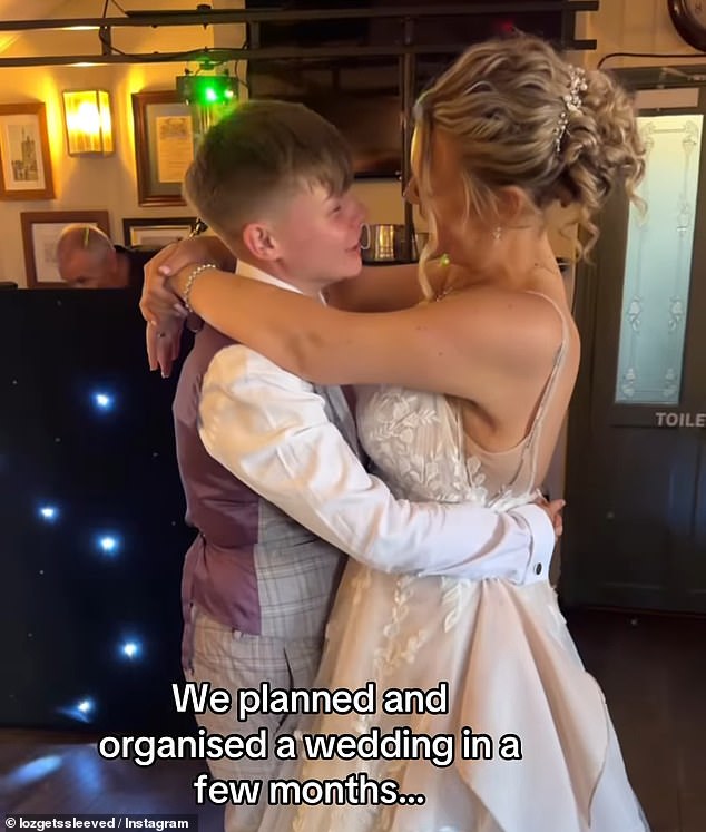 Lauren Evens, 31, and Hannah Kaye, 29, tied the knot at their local registry office in September, after the latter proposed nine months earlier