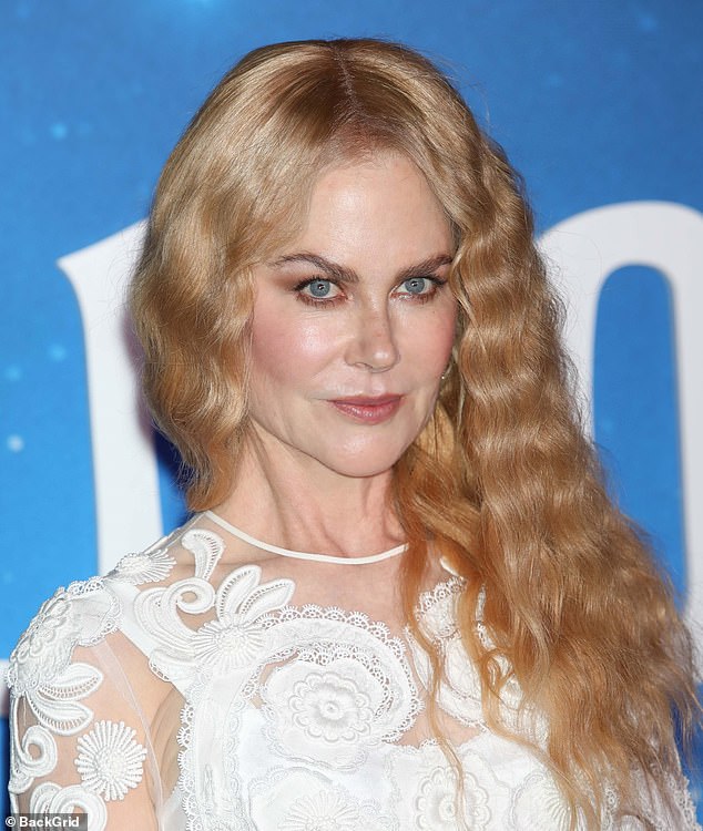 Nicole Kidman (pictured) appeared to wear extra hairpieces to give her blonde locks more volume at the premiere of Netflix's Spellbound in New York City on Monday