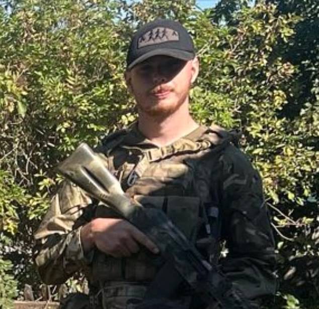 James Anderson, 22, was fighting in the strategically important Kursk province of southern Russia last week when his trench was stormed by enemy forces