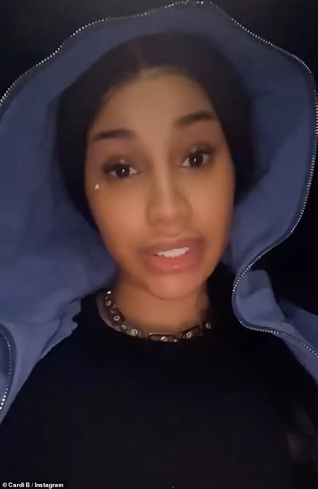 Cardi B joked that she would break her kids' iPads if they didn't get good school reports this week