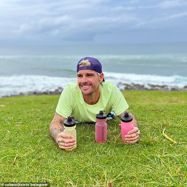 Eckstein happened to be holding his first coaching session on Main Beach in Byron Bay when he saw the two backpackers in trouble in the surf.