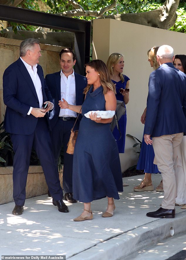 Channel Seven billionaire owner Kerry Stokes hosted a lavish lunch at his Darling Point home in Sydney for his top stars on Friday amid ongoing infighting at the embattled TV network