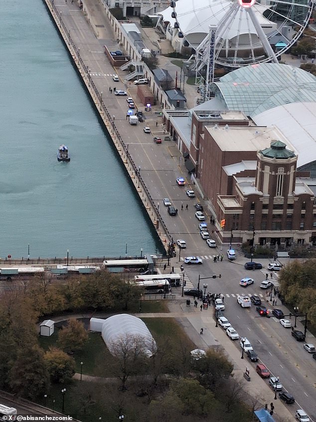 A shooting at Chicago's Navy Pier left two men dead Tuesday afternoon as others sought shelter