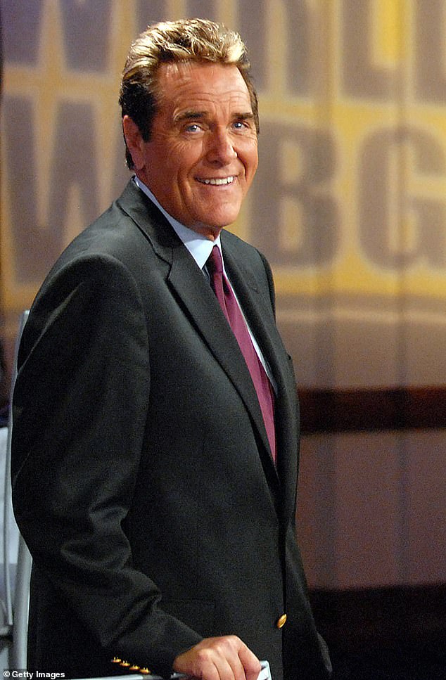 Chuck Woolery died Saturday at the age of 83 at his home in Texas, his longtime friend Mark Young confirmed; pictured September 2006 in Los Angeles