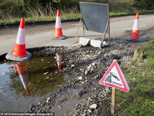 Potholes in the road surface can cause enormous damage to cars, but many municipalities reject compensation claims