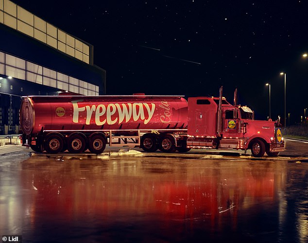 The giant 15-ton Freeway coke truck will tour nine cities across Britain