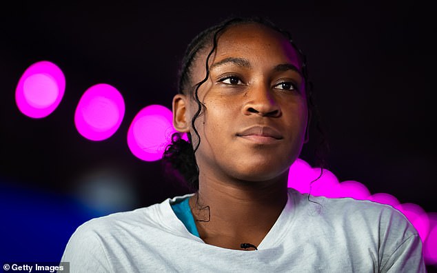 American tennis star Coco Gauff says she spoke to a Saudi princess ahead of the WTA Finals