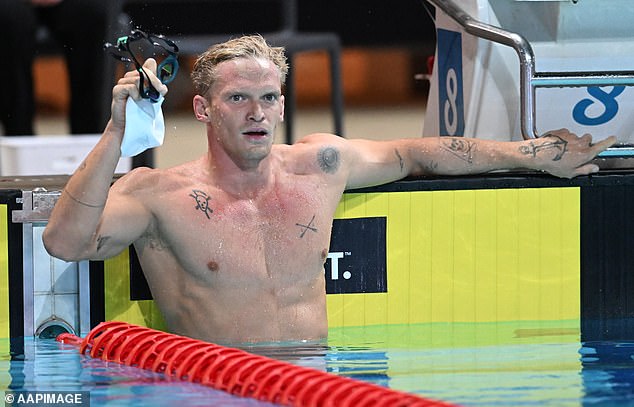 The 27-year-old singer and professional athlete appeared on Nova's Fitzy & Wippa with Kate Ritchie and told the hosts that his infrequent swims helped him stay in a good head space.