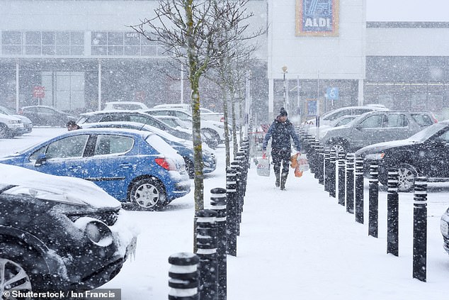 Snow joke: Many parts of the country are experiencing colder temperatures this week