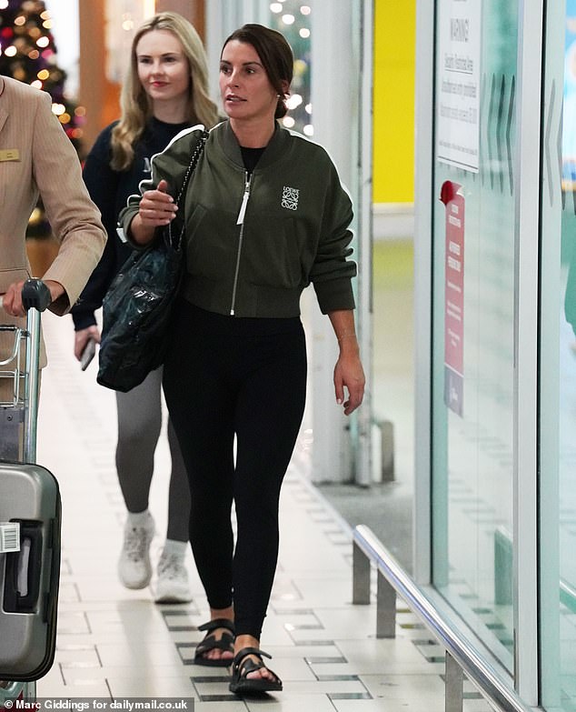 Coleen Rooney arrives at Brisbane Airport in Australia ahead of her appearance on the new series of I'm A Celebrity... Get Me Out Of Here!