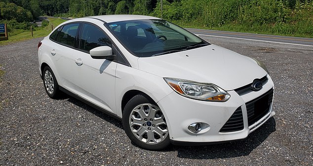 Denmon was last seen driving a white 2012 Ford Focus (as shown here) with temporary Colorado license plate number 6812186