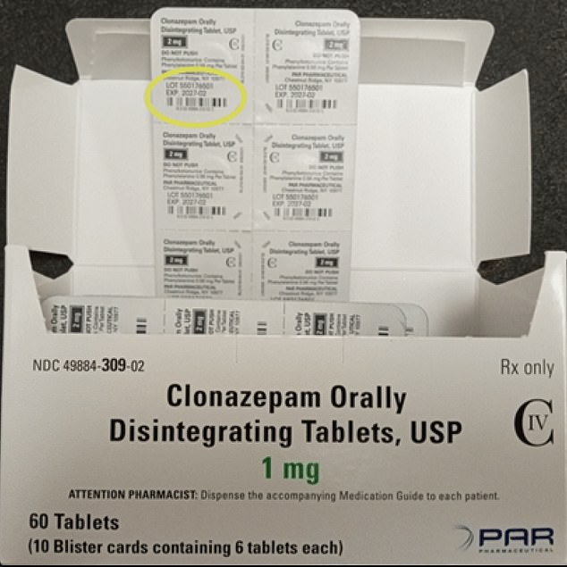 Above is the packaging of the recalled Clonazepam medications. They had the brand name Par Pharmaceuticals