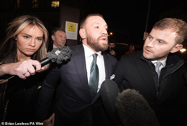 Conor McGregor was found liable after being accused of assaulting a woman in Dublin in 2018