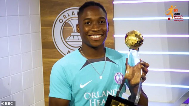 Zambia and Orlando Pride striker Barbra Banda has been named BBC Women's Footballer of the Year for 2024 after winning in a five-player shortlist vote