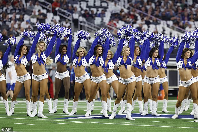 The Dallas Cowboys Cheerleaders perform every Thanksgiving during the team's halftime show