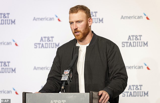 Dallas Cowboys QB Cooper Rush was listed on this week's injury report due to a neck ailment