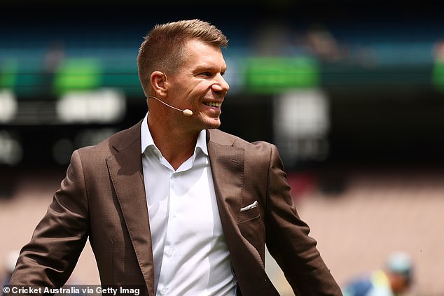 David Warner has had a nerve-wracking start to his new career as a cricket commentator at Fox Sports