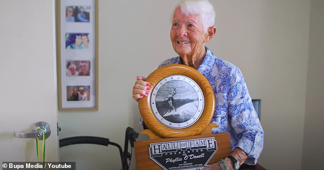 Australian sporting greats Layne Beachley and Steph Gilmore have paid tribute to fellow surfing legend Phyllis O'Donnell (pictured), who has died aged 87