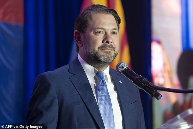 Arizona Democratic Rep. Ruben Gallego, an Iraq War veteran, took an early lead in Arizona