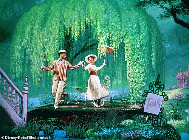 Van Dyke will turn 99 in December. He is best known for his role opposite Julie Andrews in Mary Poppins (pictured) and for helming the eponymous Dick Van Dyke Show.