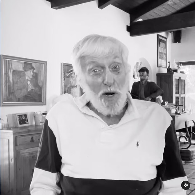 A powerful Dick Van Dyke, 98, made a rare appearance on social media Monday to express his support for the 2024 presidential election