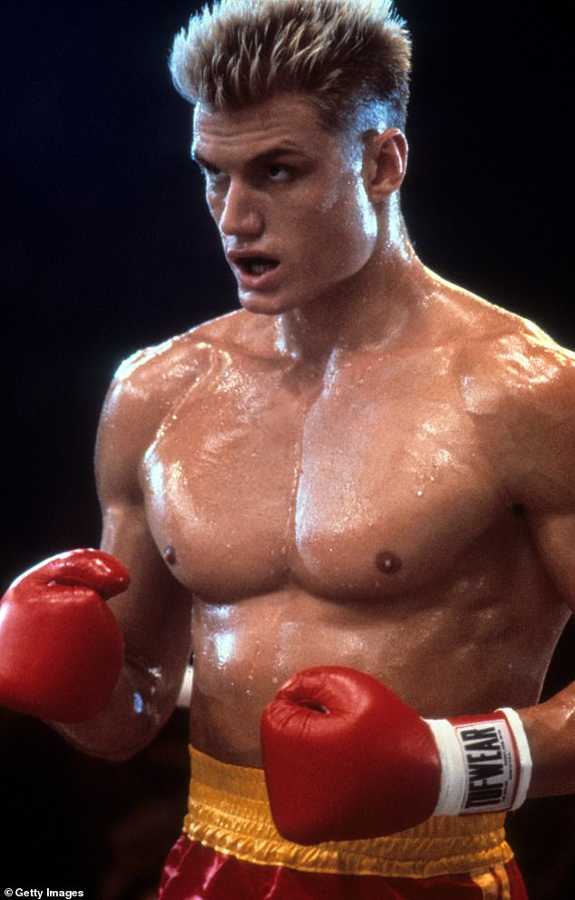 Lundgren in character as Ivan Drago in the 1985 film Rocky IV