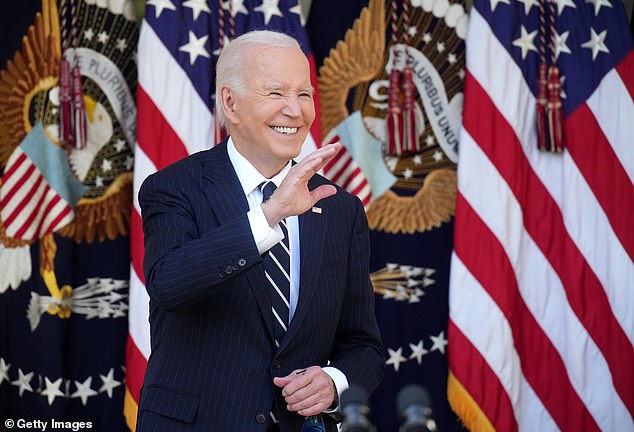 Joe Biden grinned, walked with a bounce and seemed relatively jovial as he promised a smooth transition to the man he defeated in 2020.