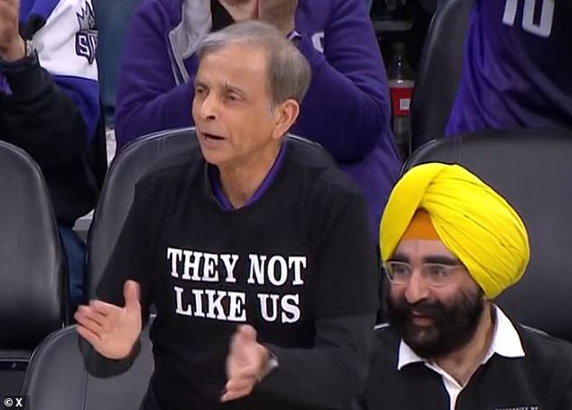 Kings boss Vivek Ranadive wore a Kendrick Lamar jersey amid Drake's beef with DeMar DeRozan