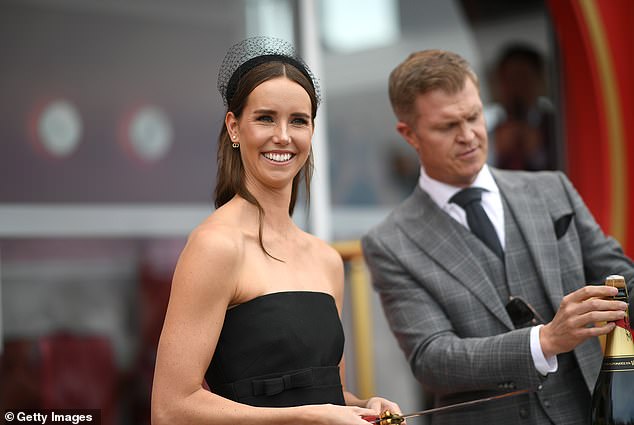 The 30-year-old Olympian attended the 2024 Melbourne Cup Carnival kick-off at Flemington Racecourse as an official ambassador for champagne brand GH Mumm