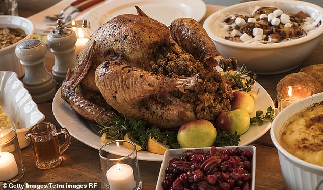 Instead of rinsing your turkey first, simply pat it dry with a clean paper towel. Cooking it to an internal temperature of 165 degrees kills harmful bacteria such as E. coli and salmonella