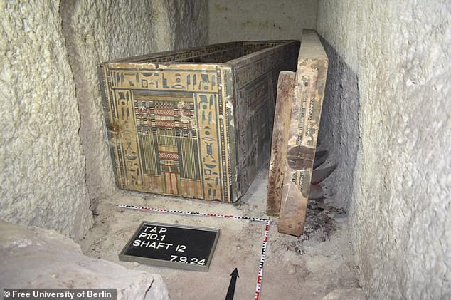 Idy's 'beautifully decorated' coffins are among the most impressive finds in the burial chamber