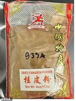 The FDA warned against ground cinnamon from Super Brand, pictured here, because of its lead content