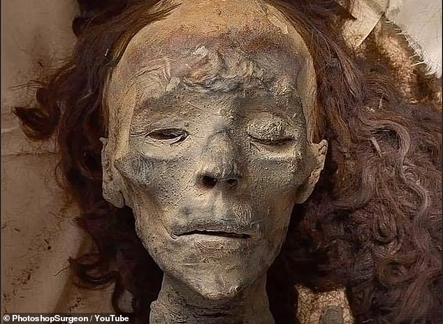 Photoshop surgeon used an image of Queen Tiye's mummified remains to reconstruct what she might have looked like