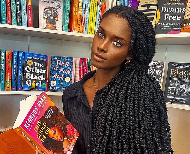 Texas bookstore owner Nia-Tayler Clark (pictured) said she was forced to close her business after being harassed by a stalker