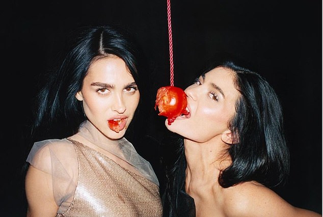 Kylie Jenner and Amelia Gray have struck some pretty crazy poses for the new Khy campaign. And fans have said that sometimes they don't really understand it. 