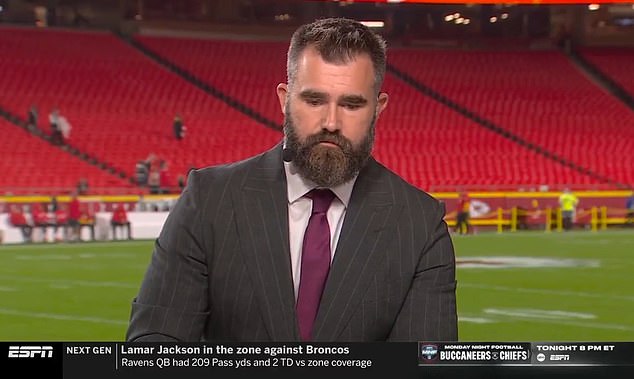 Jason Kelce has apologized on air for destroying a fan's phone this weekend