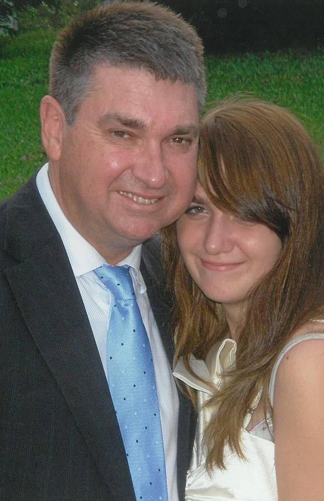 Attorney John Herron with daughter Courtney Herron in happier times