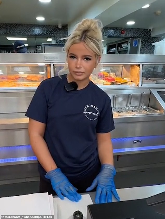 A trader's fish and chip shop in Bewdley in Worcestershire's Wyre Forest District has gone viral on TikTok as their customer ordered POV videos while the same female employee served