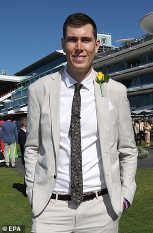 AFL giant Mason Cox and jockey Michelle Payne were spotted enjoying each other's company on Tuesday