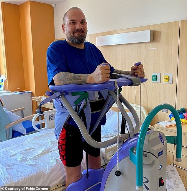 Fabio Caruso, 40, better known as The Sicilian Slammer in the ring, contracted the West Nile Virus, which left him paralyzed from the neck down