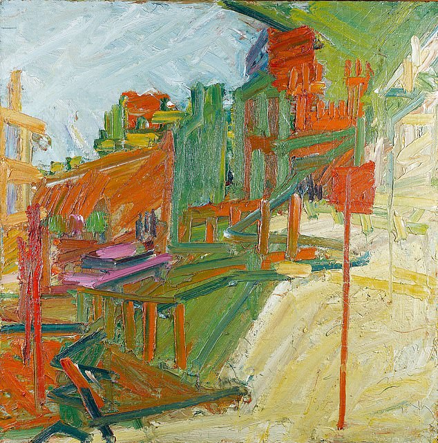 Looking towards Mornington Crescent Station, by Frank Auerbach. In 2010 it sold for more than £1 million