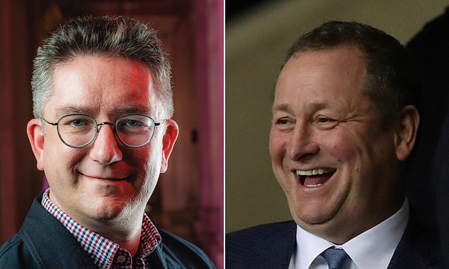 Loggerheads: Boohoo CEO Dan Finley (left) and Frasers founder Mike Ashley