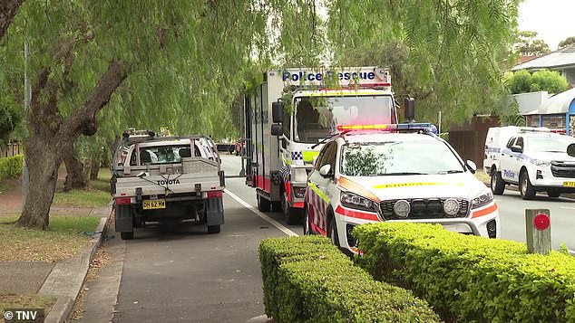 Emergency services were called to a property on a leafy residential street in Botany in Sydney's south at 11.30am on Thursday