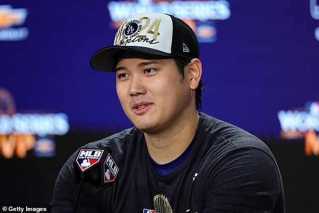 Ohtani joined the Dodgers last season with a record $700 million contract